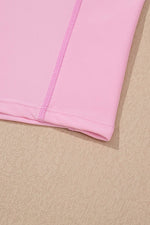 Load image into Gallery viewer, Pink Solid Pocketed Crossover High Waist Swim Skort - Fashion Queen - 24