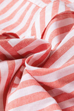 Load image into Gallery viewer, Pink Stripe Buttoned Long Sleeve Casual Shirt - Fashion Queen - 14