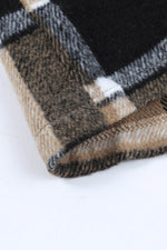 Load image into Gallery viewer, Plaid Print Buttoned Shirt Jacket - Fashion Queen - 17