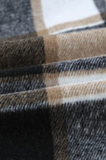 Load image into Gallery viewer, Plaid Print Buttoned Shirt Jacket - Fashion Queen - 18