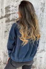 Load image into Gallery viewer, Real Teal Corduroy Drawstring Hooded Pocket Zip Up Jacket - Fashion Queen - 2