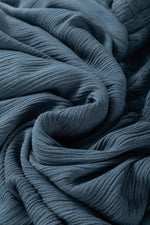 Load image into Gallery viewer, Real Teal Frilled Neckline 3/4 Sleeve Layered Ruched Mini Dress - Fashion Queen - 10