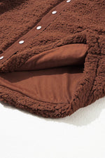 Load image into Gallery viewer, Red Clay Faux Shearling Teddy Bear Jacket - Fashion Queen - 10