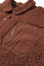 Load image into Gallery viewer, Red Clay Faux Shearling Teddy Bear Jacket - Fashion Queen - 12