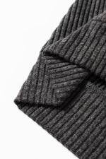 Load image into Gallery viewer, Red Dahlia Ribbed Zip Up Front Drawstring Hoodie - Fashion Queen - 23