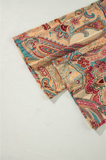 Load image into Gallery viewer, Red Paisley Printed Spaghetti Straps Elegant Wide Leg Jumpsuit - Fashion Queen - 14