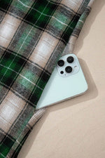 Load image into Gallery viewer, Red Plaid Print Chest Pocket Buttoned Hooded Shacket - Fashion Queen - 20