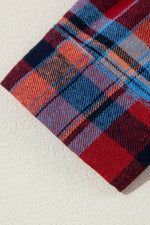 Load image into Gallery viewer, Red Plaid Print Loose Vintage Shirt - Fashion Queen - 11
