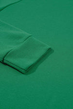 Load image into Gallery viewer, Red Solid Round Neck Raglan Sleeve Sweatshirt - Fashion Queen - 10