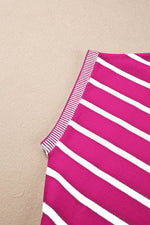 Load image into Gallery viewer, Rose Knitted Bat Sleeve T Shirt - Fashion Queen - 11