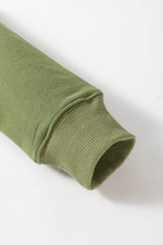 Load image into Gallery viewer, Rose Red Drop Shoulder Crisscross Stitching Pocketed Loose Sweatshirt - Fashion Queen - 26