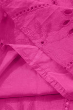 Load image into Gallery viewer, Rose Red Embroidery Patterned Knotted Straps V Neck Tank Top - Fashion Queen - 13