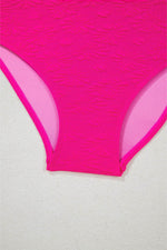 Load image into Gallery viewer, Rose Red Gold Shell Decor Wire-free Knotted 2pcs Bikini Swimsuit - Fashion Queen - 13