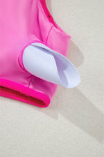 Load image into Gallery viewer, Rose Red Gold Shell Decor Wire-free Knotted 2pcs Bikini Swimsuit - Fashion Queen - 23