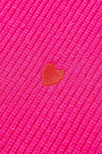 Load image into Gallery viewer, Rose Red Heart Shape Drop Shoulder Round Neck Sweater - Fashion Queen - 17