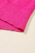 Load image into Gallery viewer, Rose Red Heart Shape Drop Shoulder Round Neck Sweater - Fashion Queen - 20