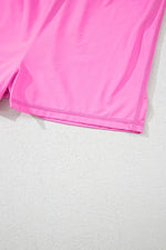 Load image into Gallery viewer, Sachet Pink Plain Sleeveless Loop Drawstring Cinched Waist Romper - Fashion Queen - 14