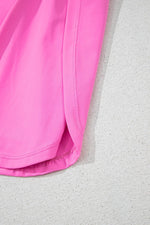 Load image into Gallery viewer, Sachet Pink Plain Sleeveless Loop Drawstring Cinched Waist Romper - Fashion Queen - 16