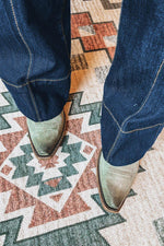 Load image into Gallery viewer, Sail Blue Center Seam Deep Wash Straight Jeans - Fashion Queen - 6