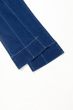 Load image into Gallery viewer, Sail Blue Center Seam Deep Wash Straight Jeans - Fashion Queen - 9