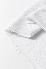 Load image into Gallery viewer, Sail Blue Colorblock Striped Patchwork 3/4 Sleeve Raw Seamed Sweatshirt - Fashion Queen - 9