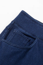 Load image into Gallery viewer, Sail Blue Medium Wash Straight Leg Loose Casual Jeans - Fashion Queen - 14