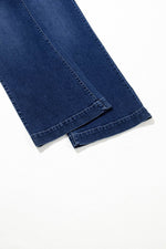 Load image into Gallery viewer, Sail Blue Wide Leg Pocketed High Waist Jeans - Fashion Queen - 11