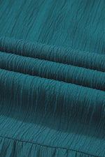 Load image into Gallery viewer, Skobeloff Frilled U Neck Puff Sleeve Belted Ruffle Hem Plus Size Midi Dress - Fashion Queen - 18