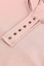 Load image into Gallery viewer, Sky Blue Casual Button Solid Patchwork Trim Hoodie - Fashion Queen - 27