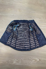 Load image into Gallery viewer, Sky Blue Plush Collared Quilted Zipped Puffer Vest - Fashion Queen - 14