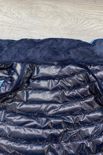 Load image into Gallery viewer, Sky Blue Plush Collared Quilted Zipped Puffer Vest - Fashion Queen - 15