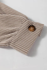 Load image into Gallery viewer, Smoke Gray Solid Corded Drop Shoulder Plus Size Shacket - Fashion Queen - 10