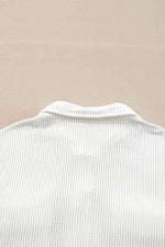 Load image into Gallery viewer, Smoke Gray Solid Corded Drop Shoulder Plus Size Shacket - Fashion Queen - 22