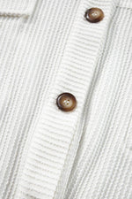 Load image into Gallery viewer, Smoke Gray Solid Corded Drop Shoulder Plus Size Shacket - Fashion Queen - 25