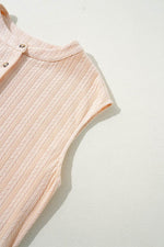 Load image into Gallery viewer, Smoke Gray Textured Buttoned Wide Leg Sleeveless Jumpsuit - Fashion Queen - 14