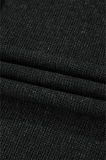 Load image into Gallery viewer, Smoke Green Acid Wash Waffle Knit Buttoned Neckline Long Sleeve Top - Fashion Queen - 25