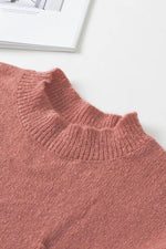 Load image into Gallery viewer, Solid Color Puffy Sleeve Pocketed Sweater - Fashion Queen - 12