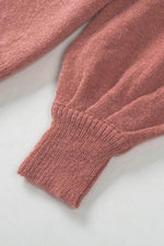 Load image into Gallery viewer, Solid Color Puffy Sleeve Pocketed Sweater - Fashion Queen - 14