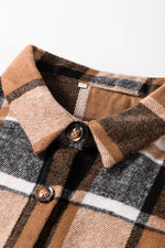 Load image into Gallery viewer, Straw Yellow Retro Plaid Button up Collared Vest - Fashion Queen -  10