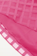 Load image into Gallery viewer, Strawberry Pink Checkered Puff Sleeve Babydoll Dress - Fashion Queen - 16