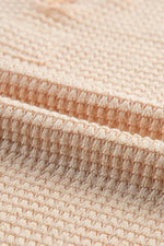 Load image into Gallery viewer, Strawberry Pink Textured Knit Split Neck Cuffed Short Sleeve Top - Fashion Queen - 28