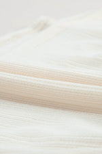 Load image into Gallery viewer, Tomato Red Shirred V Neck Short Flutter Sleeve Textured Blouse - Fashion Queen - 21