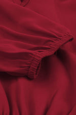 Load image into Gallery viewer, V Neck Long Sleeve Ruffle Tiered Mini Dress - Fashion Queen - 16