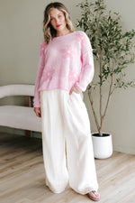 Load image into Gallery viewer, White Casual Tie Waist Pleated Wide Leg Pants - Fashion Queen - 6