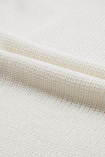 Load image into Gallery viewer, White Central Seam Cowl Neck Sweater Vest - Fashion Queen - 13