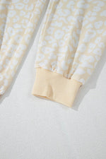 Load image into Gallery viewer, White Cheetah Print Two Piece Loose Fit Cozy Loungewear - Fashion Queen - 17