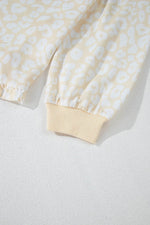 Load image into Gallery viewer, White Cheetah Print Two Piece Loose Fit Cozy Loungewear - Fashion Queen - 18