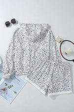 Load image into Gallery viewer, White Classic Leopard Hoodie and Shorts Set - Fashion Queen - 4