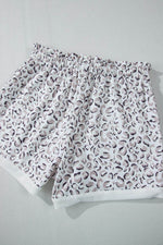 Load image into Gallery viewer, White Classic Leopard Hoodie and Shorts Set - Fashion Queen - 8