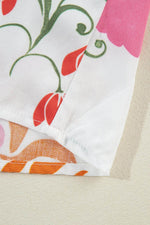 Load image into Gallery viewer, White Colorful Printed Square Neck Tank and Wide Leg Pants Set - Fashion Queen - 17